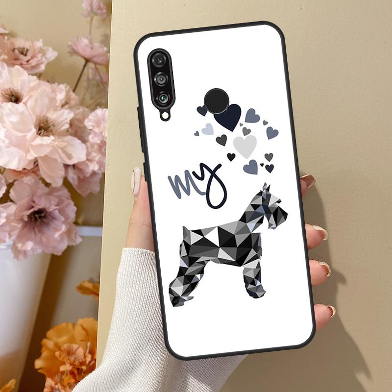 

Schnauzer Puppy Dog Art For Huawei Nova Y70 Y91 Y61 Y73 Y72 Y90 Y60 12s 12i 11i 8i 9 10 SE P40 Lite P30 P60 Pro Case Huawei Nova Y61