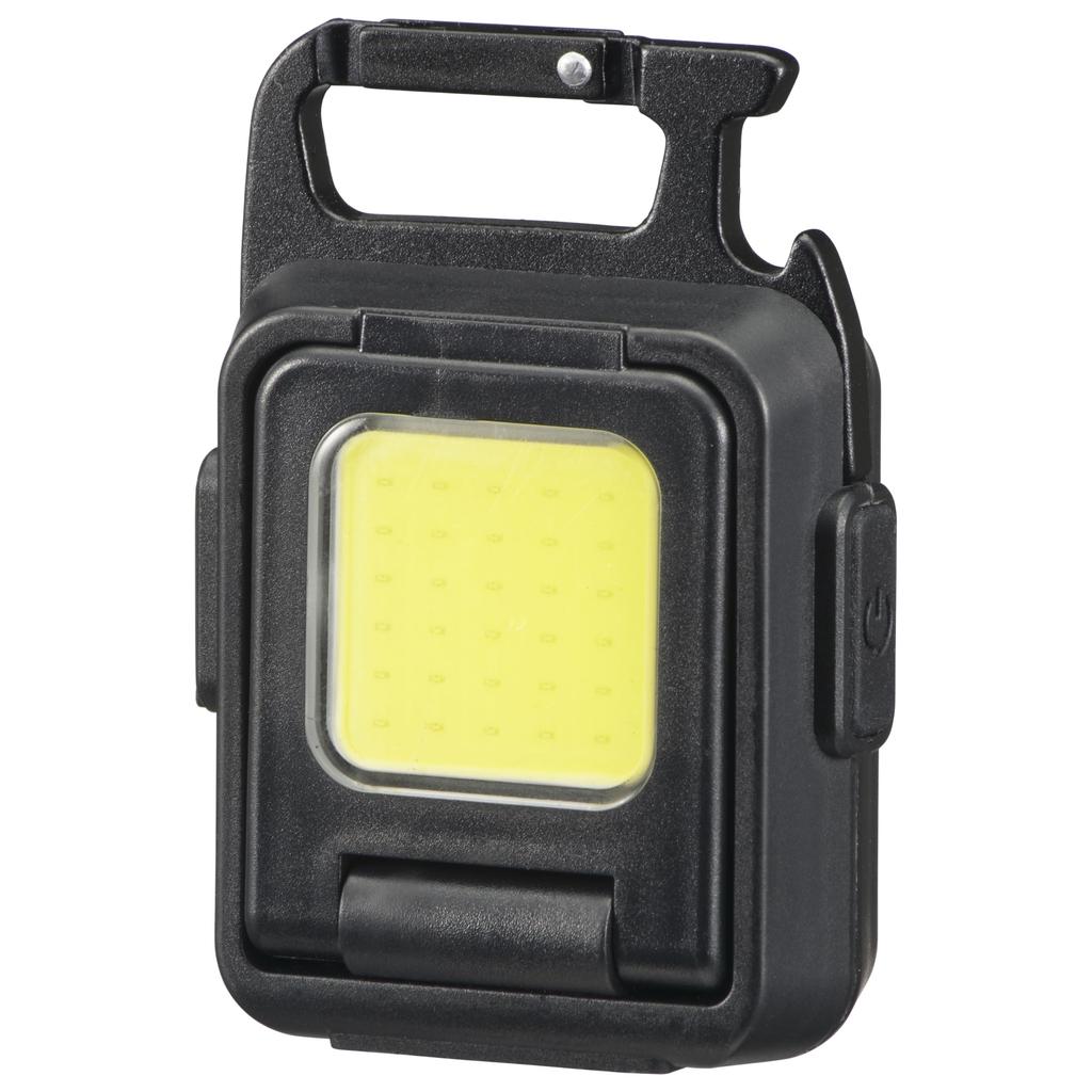 OHM Electric LED Compact COB Light 700 Bottle Tripod Flashlight, W, Double-Opening, Rechargeable, Lumens, Carabiner, Opener, Magnet, Mountable,