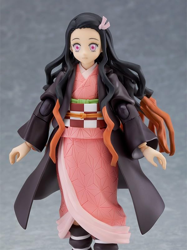 Max Factory Figma Demon Kimetsu No Yaiba Nezuko Kamado Painted Movable Figure Slayer Non-scale ABS&PVC