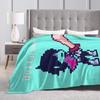 Delta Rune Kris Deltarune Blankets Wool Novelty Soft Throw Blankets for Bed Sofa Summer