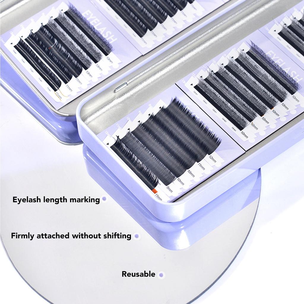 False Eyelash Organizer Storage Portable Display Empty Magnetic Eyelash Holder for Makeup