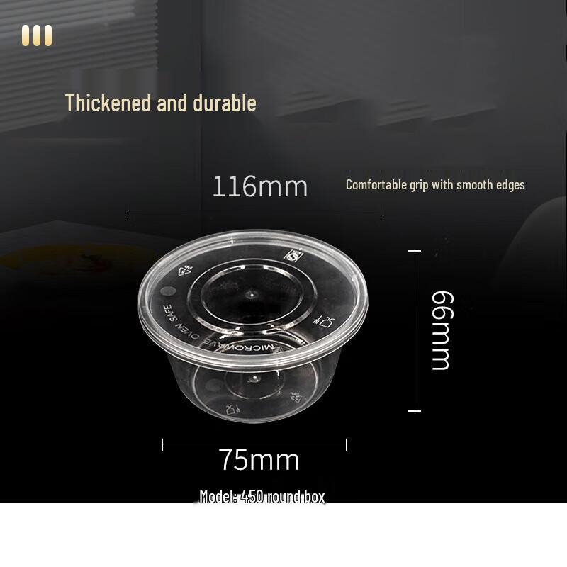 Tongyang 450ml Disposable Plastic Food Bowls