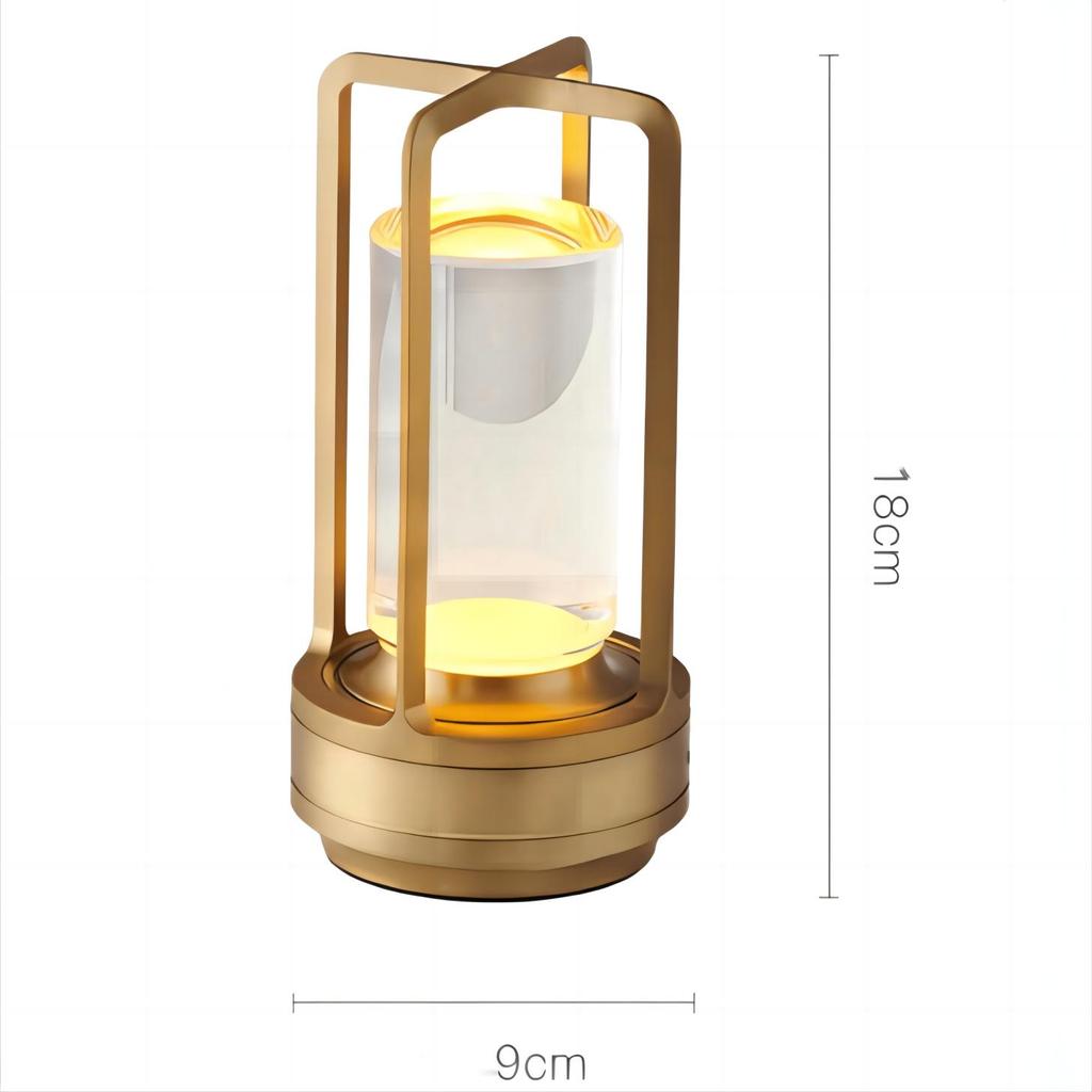 Cross Rechargeable Table Lamp 2000 Mah Desktop Night Light Touch Atmosphere Light USB Camping Light Outdoor Home