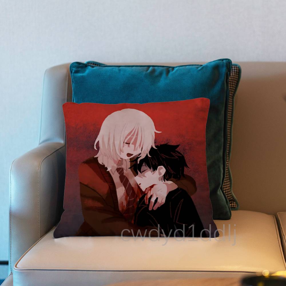 Anime SSaihate Station Pillow Case Cover Square Sofa With For Pattern Comfortable Cushion Suitable Of Room