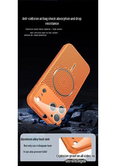 iPhone 17 Pro Case: Full Coverage Advanced MagSafe Magnetic Honeycomb Heat Dissipation Lens Protection
