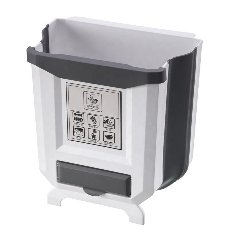 7L/10L Hot Selling Products Hanging Kitchen Foldable Car Trash Can Rubbish Bin Folding Waste Bins 7L
