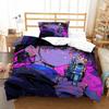 Anime Girls Quilt Cover Single Size 135x200cm With 1 Pillowcase 3D Print Cartoon Bedding Set Comforter Covers