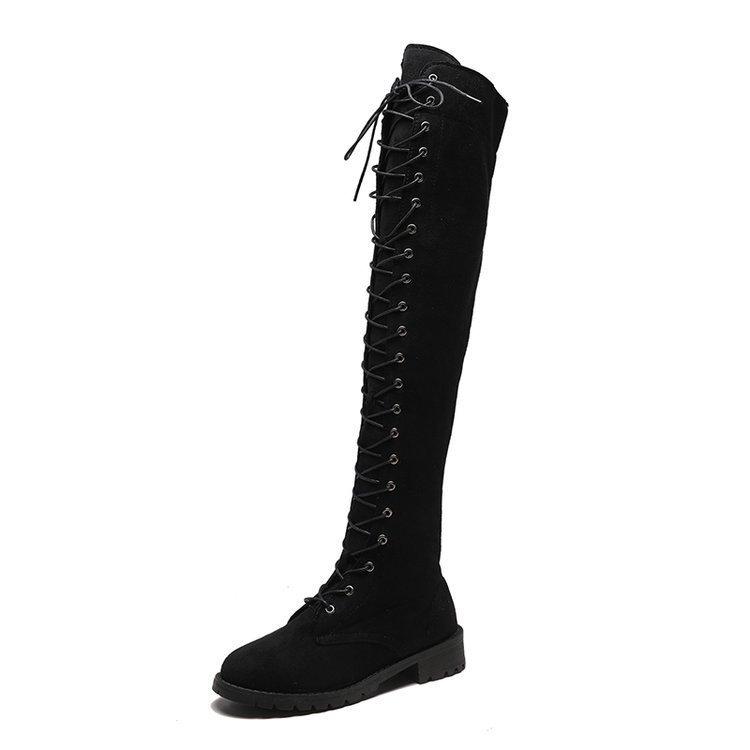 New Sexy Women's High Boots Over The Knee Boots Womens Plus Size Boots Shoes for Women Motorcycle Boots Winter Boots Punk Shoes