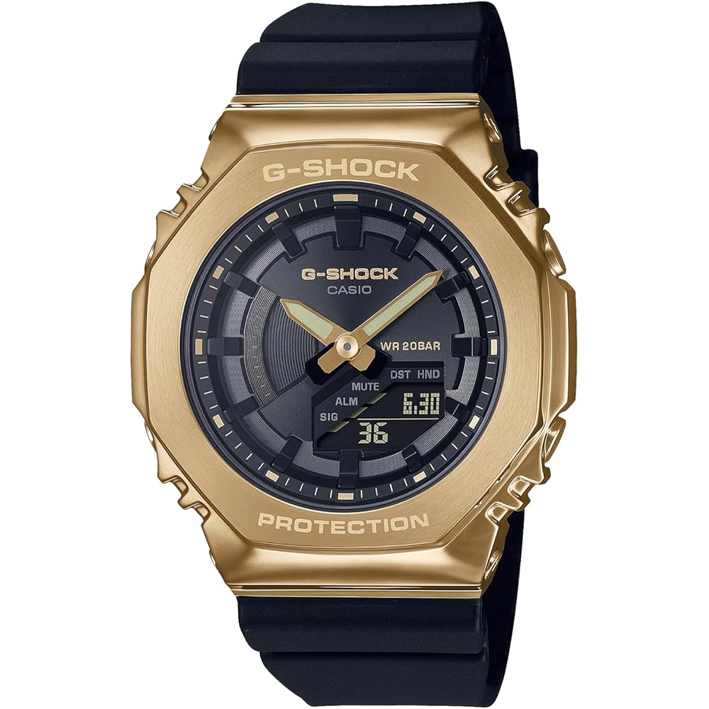 Casio G-Shock GM-S2100GB-1AJF Women s Mid-Size Metal-Covered Watch Black