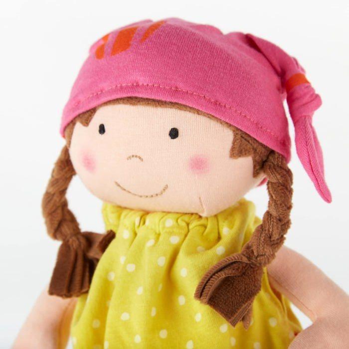 Peluche - sigikid - 39411 - robe jaune - 24x8x6 cm - a partir de 6 mois