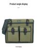 Durable Multi-Functional Canvas Tool Bag for Carpenters and Electricians - Large Capacity, Thickened, Wear-Resistant, Old-Fashioned Design