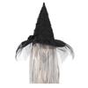 Rose Flower Witch Caps for Adult Wizard Hat Halloween Party Headwear Cloche Hat Holiday Headwear Role Playing Stage Hat