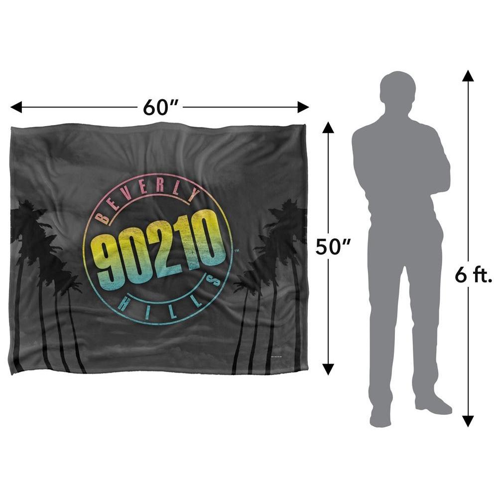 90210 Beverly Hills Seidige Palme Superweiche Decke