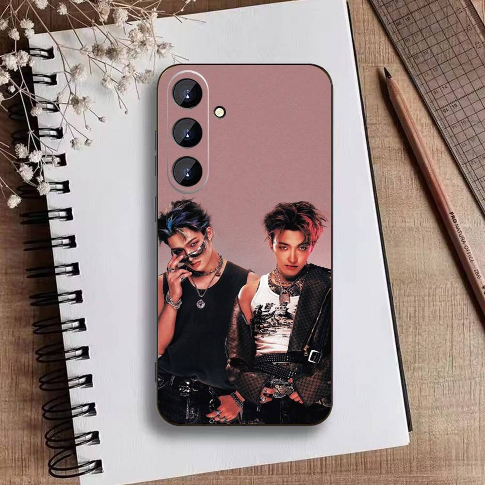 Hot O-ATEEZ Kpop Phone Case For Samsung Galaxy A73,A72,A71,A70,A52,A51 Others Soft Black Cover Samsung a71 4g