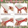 20PCS Disposable Disposable Serving Trays Food Grade Christmas Party Trays  Christmas Party