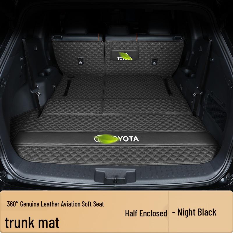 Kompletní krycí rohož do kufru pro 7místnou Toyotu Highlander - Vše v jednom interiérový doplněk