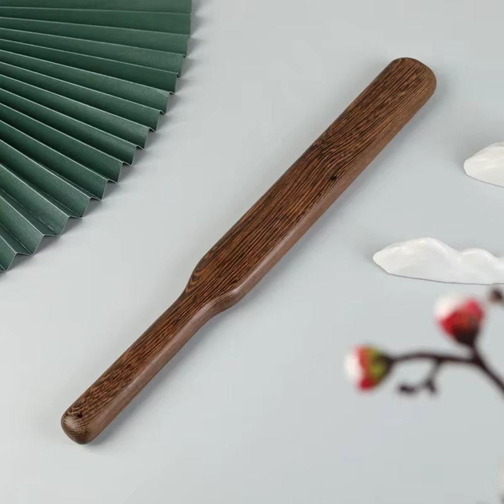 Handheld Guasha Wood Stick Solid Wood Lymphatic Drainage Massager  Self Treatment
