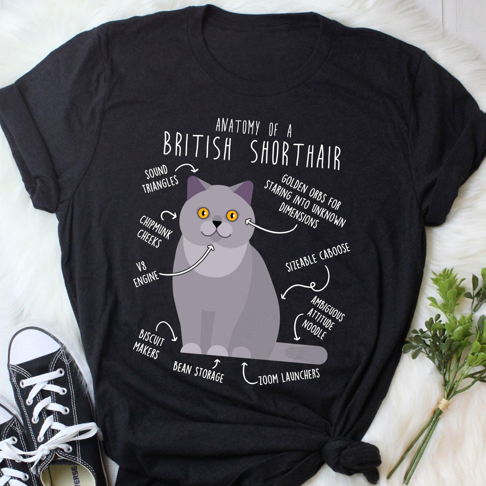 British Shorthair Shirt, , , Funny Cat Lover Gift, Cute Pet T-shirt British Shorthair Lover Tshirt Cat Tee British Shorthair Mom Dad 160