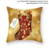 Christmas Cushion Cover  Decoration Home Santa  Decorations  Gift Navidad Happy New Year 2022
