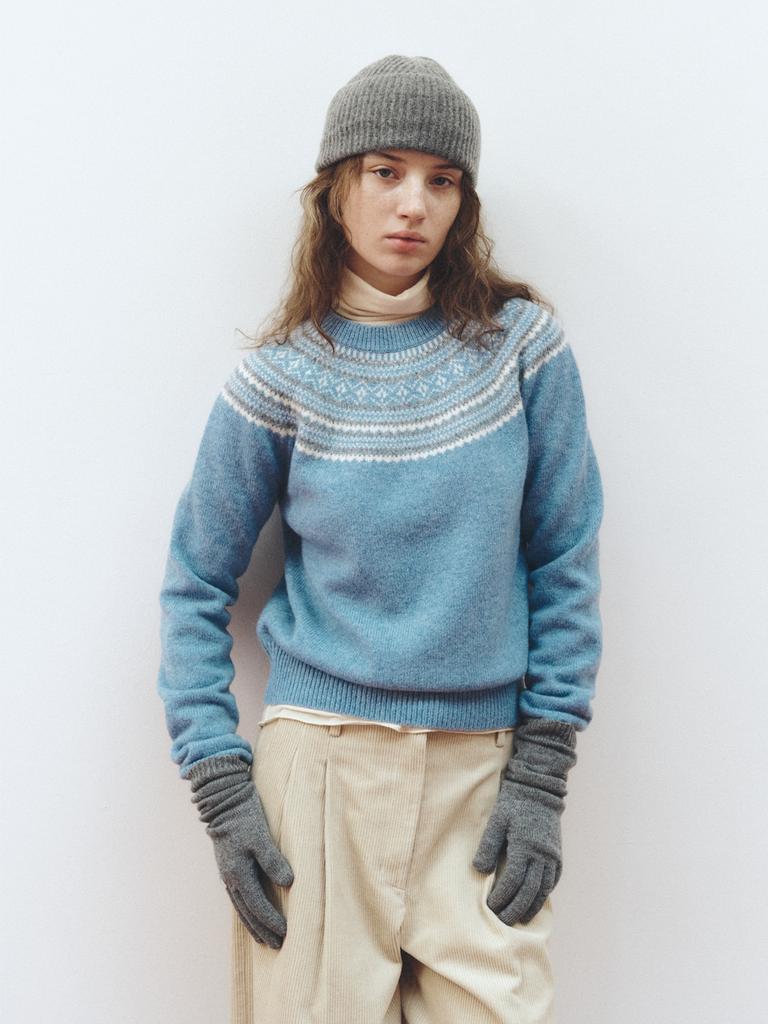 Reply Shaggy Dog Nordic Knit_Light Blue