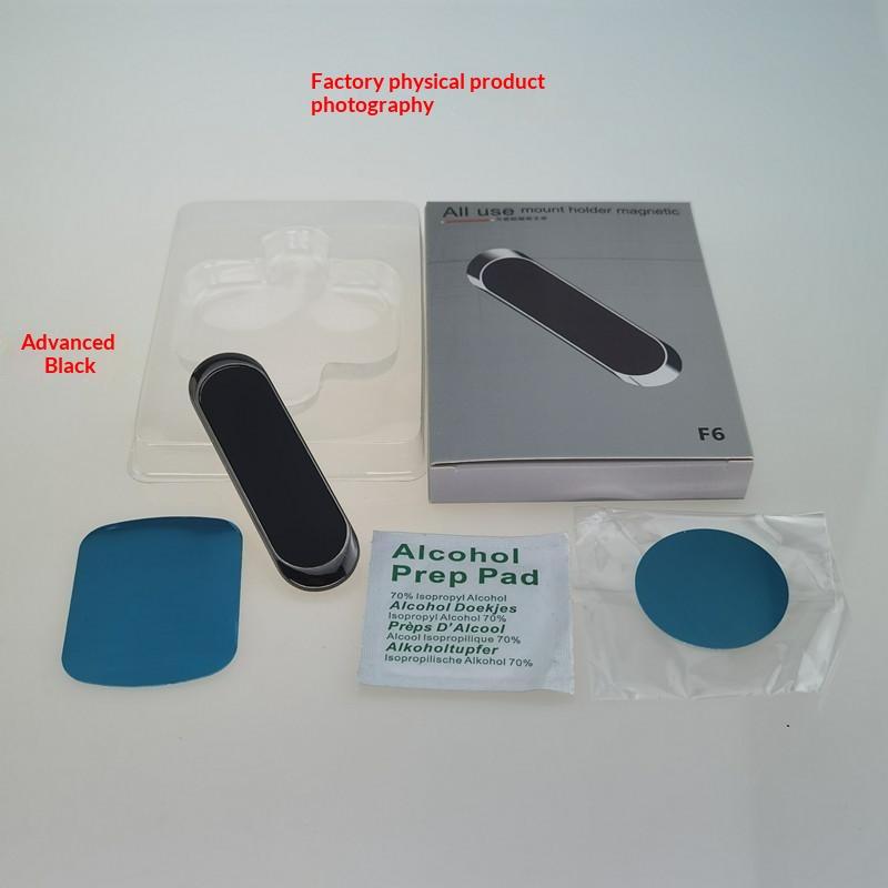 Slim Magnetic Car Phone Holder Strong Adhesion Portable Design For Dashboard Home Office Daily Use