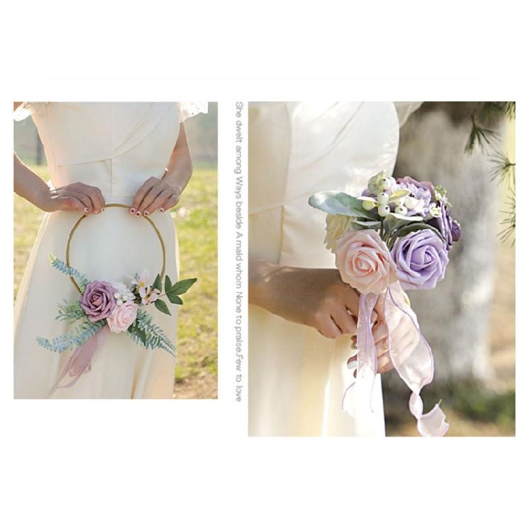 Wedding Artificial Flower Bouquet Simulation Wedding Flower Arrangement