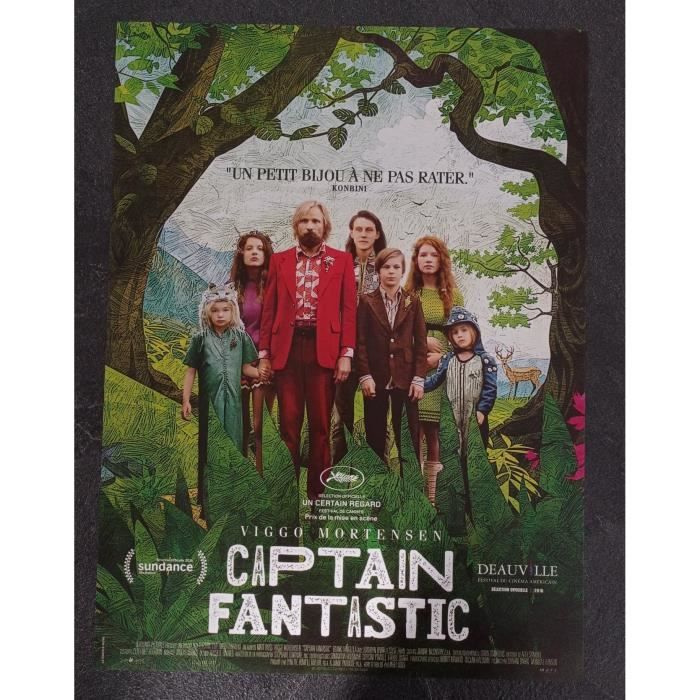 

CAPTAIN FANTASTIC Affiche Cinéma Originale Roulée Petit format 53x39cm Matt Ross, Viggo Mortensen