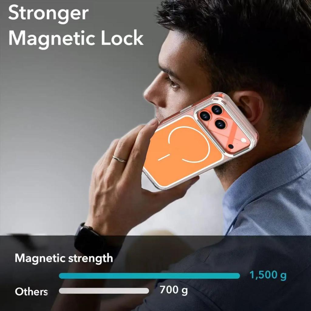 Wysokiej jakości magnetyczne etui Magsafe na telefon iPhone 17Air 17Pro 17ProMax Ładowanie bezprzewodowe Odporne na upadki Wstrząsoodporne Pokrowiec ochronny