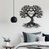 1PC creative love tree plastic art wall hanging, modern simple wall decoration, romantic home decoration