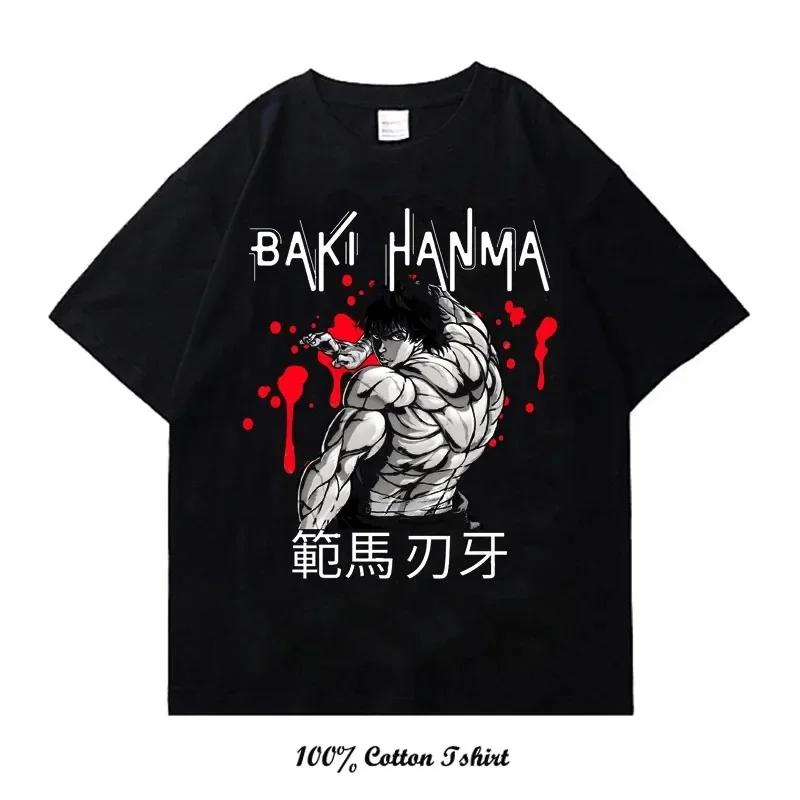 Tricou Anime Japonez Baki Hanma The Grappler cu Imprimeu Grafic Mânecă Scurtă Gât Rotund Mărimi Mari Tricou Femei