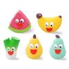 Cute Fruit Dog Toy Squeaky Latex Vegetable Dog Chew Toy Puppy Teething Toy for Aggressive Chewers Fetch Play