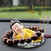 Maitreya Buddha Car Ornament: Creative Center Console Decoration for Safety and Style.