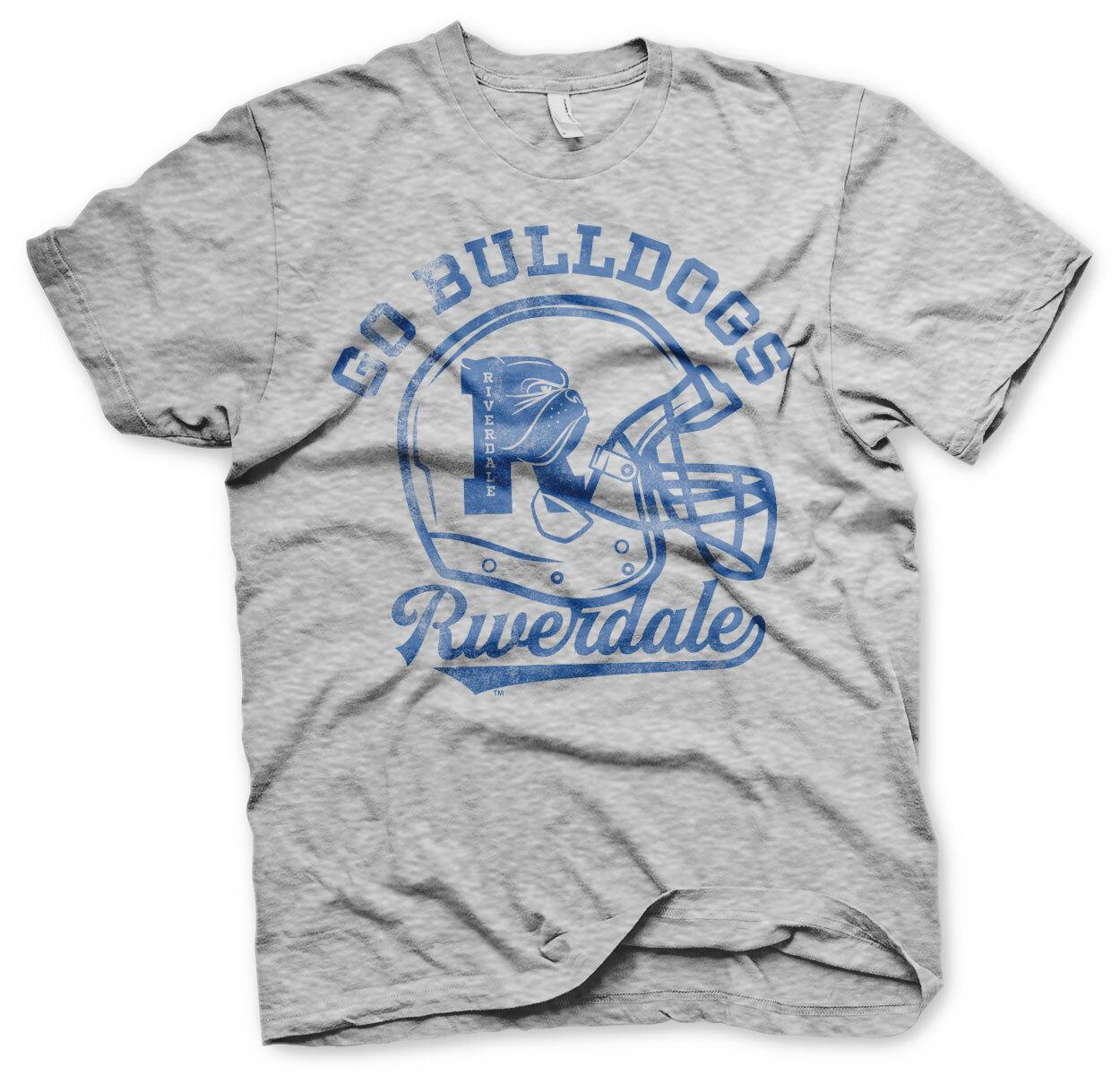 Officially Licensed Riverdale Go Bulldogs Vintage Men S T-Shirt S-XXL Sizes S