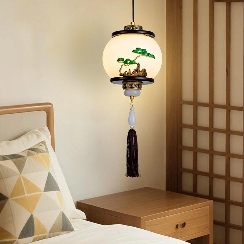 New Chinese-style entrance hall, corridor, small chandelier, Chinese-style dining room,bedroom,bedside lamp,staircase chandelier