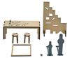 Little Armory LD015 Shooting Range B Plastic Model