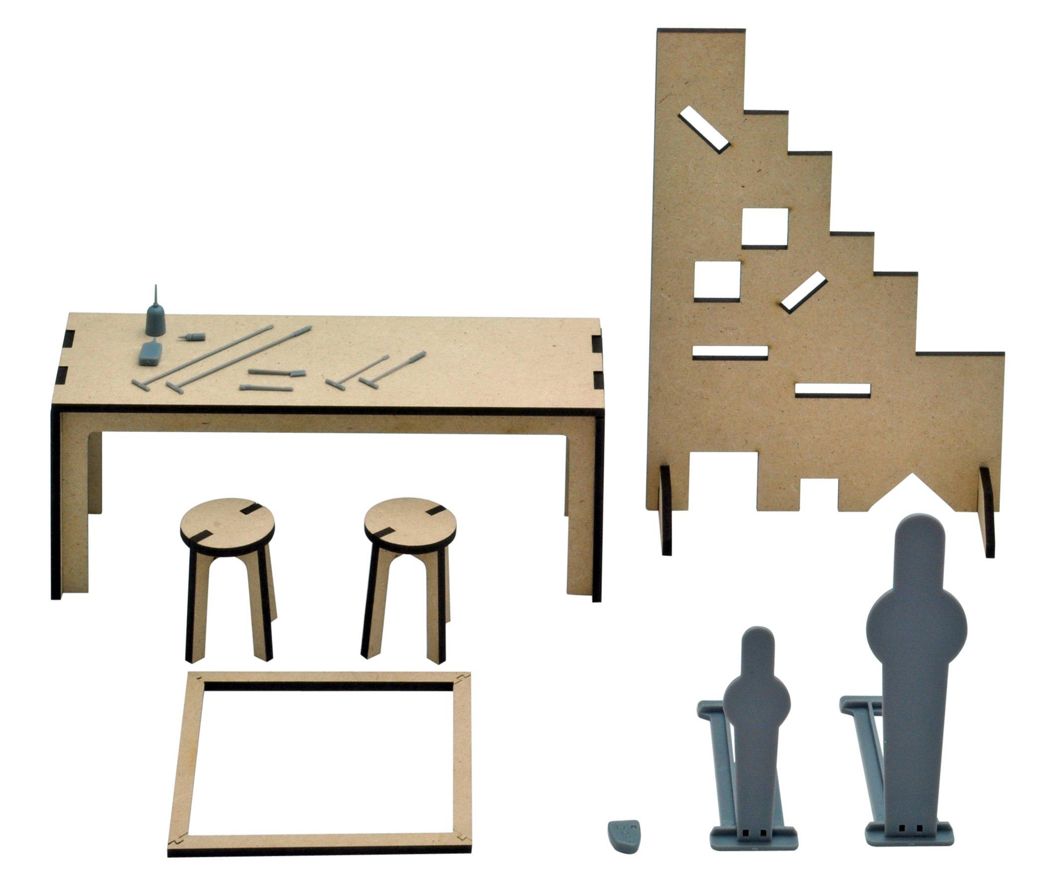 

Пластиковая модель Little Armory LD015 Shooting Range B