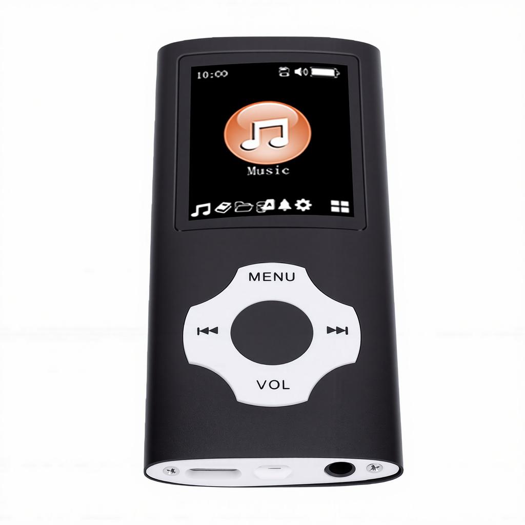 MP3 Music Player with Bluetooth 5.3 HiFi Sound Audio Player 1.8 Inch Screen Support for Kids Adults