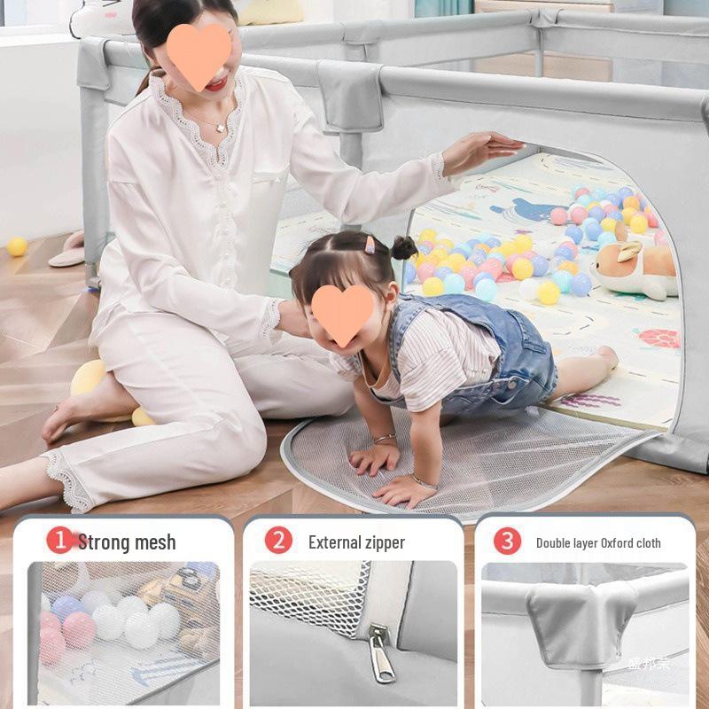 Children's Indoor Safety Fence & Play Mat for Crawling and Walking Learning