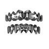 Modieuze Uitgesneden Ster Tand Grillzs Hoge Glans Koperen Tanden Sieraden voor Kostuums Outfits