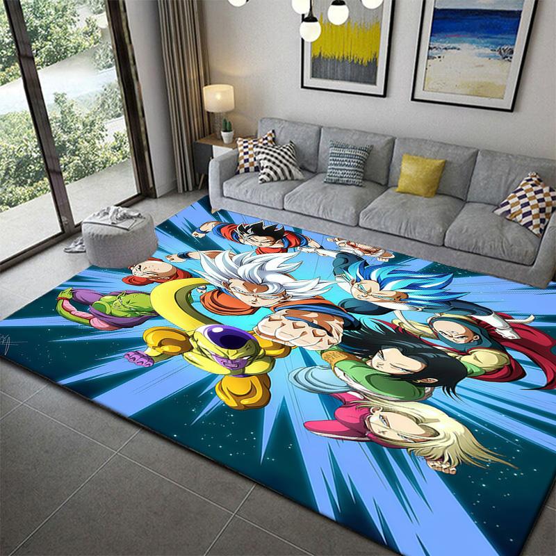 

Dragon Ball Anime Pattern Area Rug for Living Roomanime soft washable cartoon floor carpet 60x90cm
