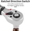 Double-direction Ratchet Torque Wrench 2-24N.m Ratchet Torque Wrench Set  Hand Tool
