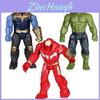 Vingadores Série Heróis Titãs 12" Thanos Homem de Ferro Homem-Aranha Hulk Thor Figuras de Ação Para Colecionadores