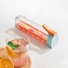 Ice Cube Molds Silicone Creative One Hand Press Type Small Ice Cube Maker Molds Food Grade Ice Cube Storage Box Whiskey Ice Cube