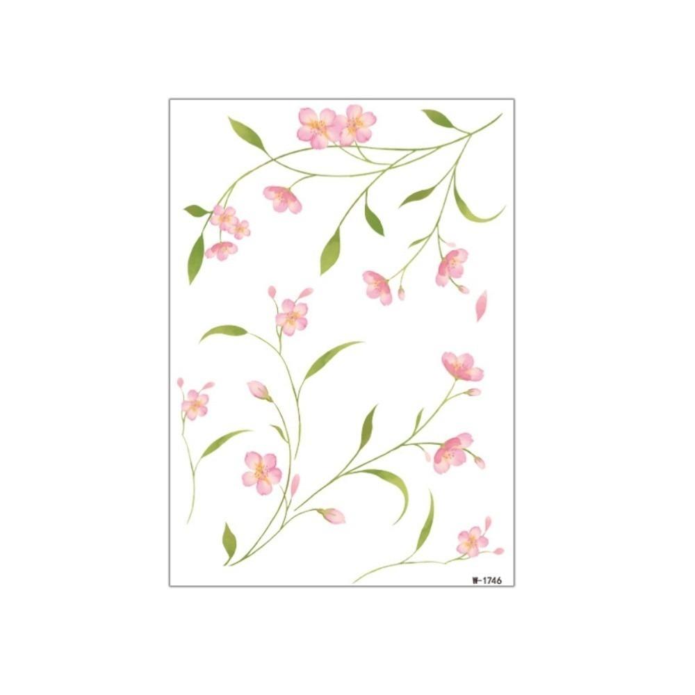 Realistic Rose Stickers Tattoo Stickers Disposable Elf Fairy Makeup Stickers  Body Art