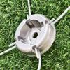 Nylon Steel Line Aluminum Zinc Zinc Alloy Head Aluminum Zinc Zinc Alloy Base Trimmer Replacement Head  Grass Trimming