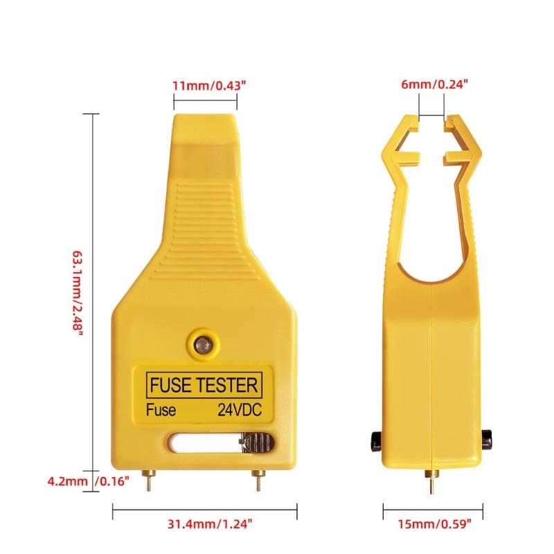 Automotive Fuses Puller And Tester Tool With Adjustable Probe For Fuses Detection Fuses Checker Puller