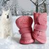 Hundeschuhe Welpenstiefel Schnee Pfotenschutz, Rutschfeste Haustier-Sneaker