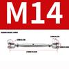 Heavy Duty Turnbuckles 304 Stainless Steel Closed Body Turnbuckles Long Last Performances for Professional Projects