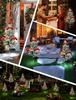 Christmas Tree Light Solar Powered Cedar Waterproof Outdoor Light Garden Lawn Christmas New Year's Garland Festival Party