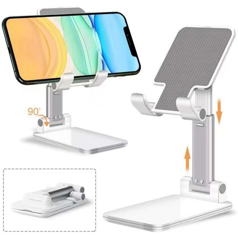 Multifunctional Adjustable Phone Stand - Portable Foldable Desktop & Bedside Tablet Holder  for  Watching ,  Reading,